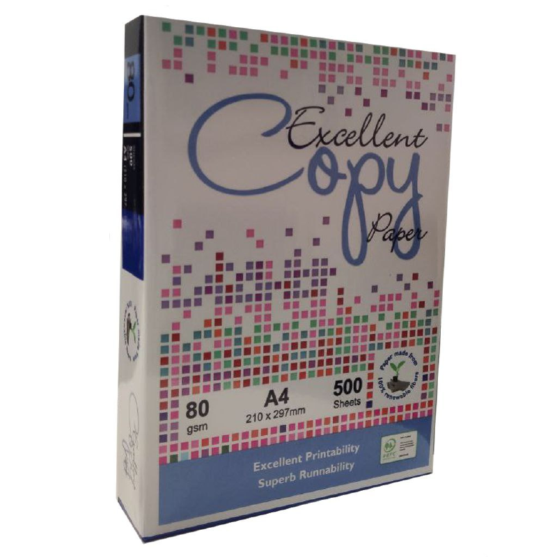 Папір для друку EXCELLENT COPY A4, 80 г/м2, 500 арк., білий (8993242599581)